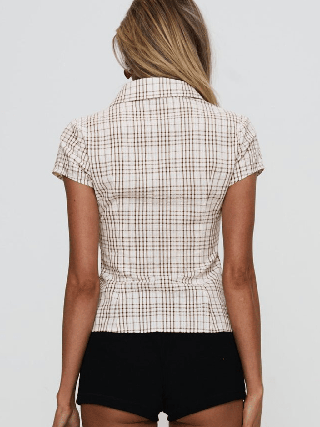 ALTHORA™ | Retro Bloom Fitted Peplum Blouse